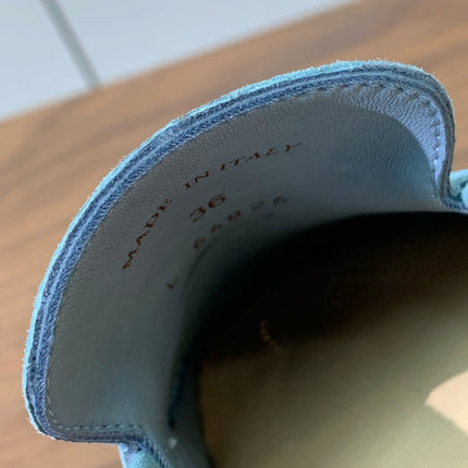 LP LOAFERS 25S IN SKY BLUE SUEDE