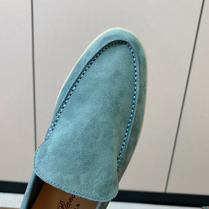LP LOAFERS 25S IN SKY BLUE SUEDE