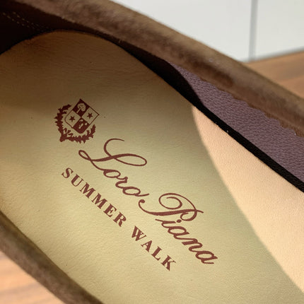 LP LOAFERS 25S IN DARK BROWN SUEDE