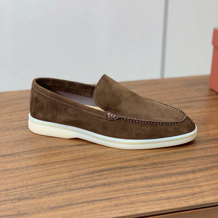 LP LOAFERS 25S IN DARK BROWN SUEDE