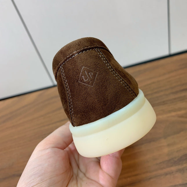 LP LOAFERS 25S IN DARK BROWN SUEDE