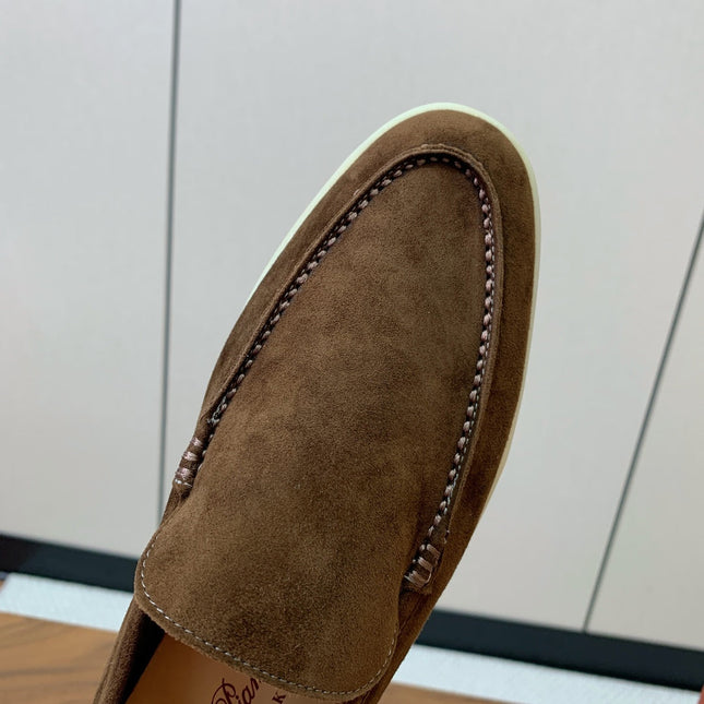 LP LOAFERS 25S IN DARK BROWN SUEDE