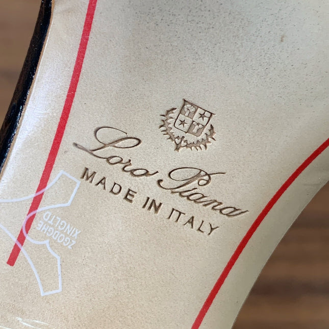 HIGH HEEL IN BLACK LAMBSKIN OSTRICH SKIN