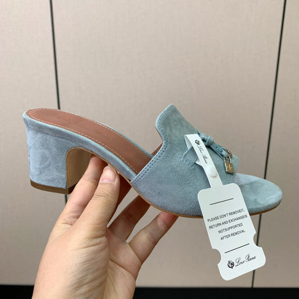 LP HIGH HEELS 25S IN SKY BLUE SUEDE