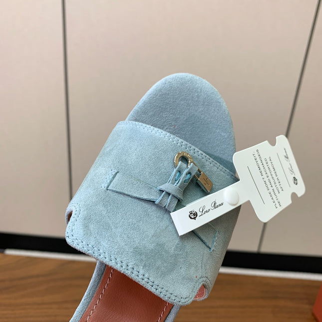 LP HIGH HEELS 25S IN SKY BLUE SUEDE