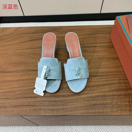 LP HIGH HEELS 25S IN SKY BLUE SUEDE