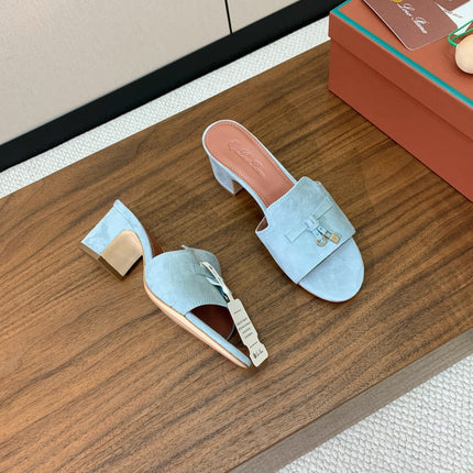 LP HIGH HEELS 25S IN SKY BLUE SUEDE