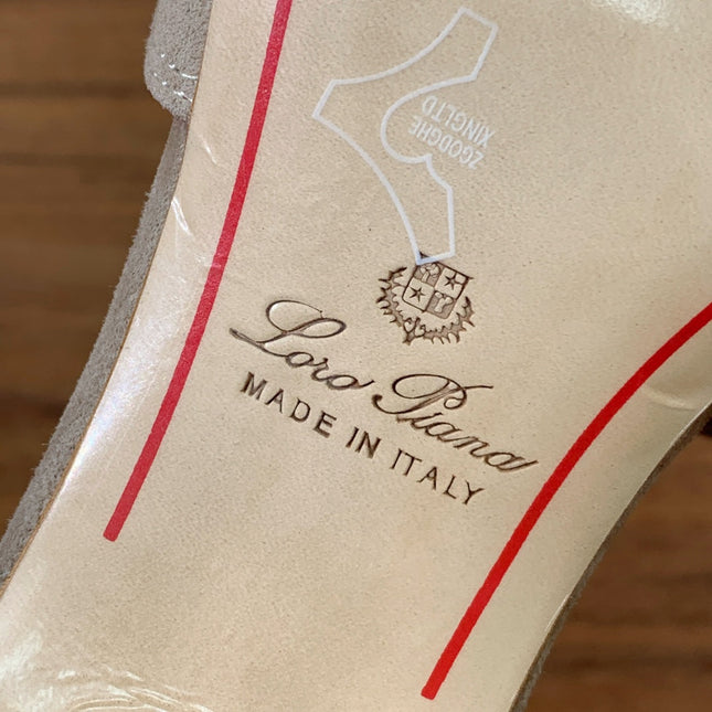 LP HIGH HEELS 25S IN STONE BROWN SUEDE