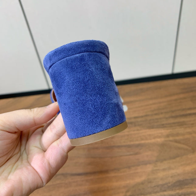 LP HIGH HEELS 25S IN MIDNIGHT BLUE SUEDE