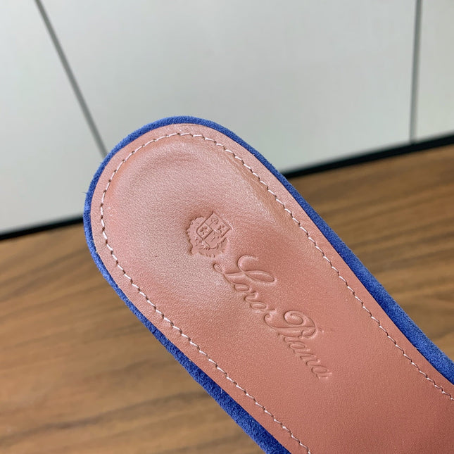 LP HIGH HEELS 25S IN MIDNIGHT BLUE SUEDE