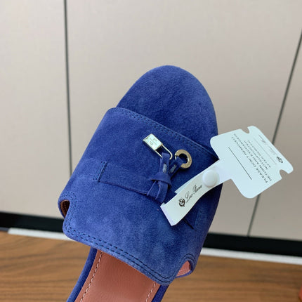 LP HIGH HEELS 25S IN MIDNIGHT BLUE SUEDE