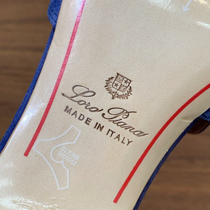 LP HIGH HEELS 25S IN MIDNIGHT BLUE SUEDE