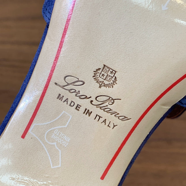 LP HIGH HEELS 25S IN MIDNIGHT BLUE SUEDE