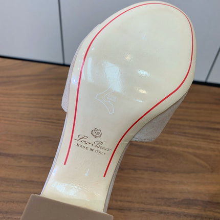 LP HIGH HEELS 25S IN LIGHT BEIGE SUEDE