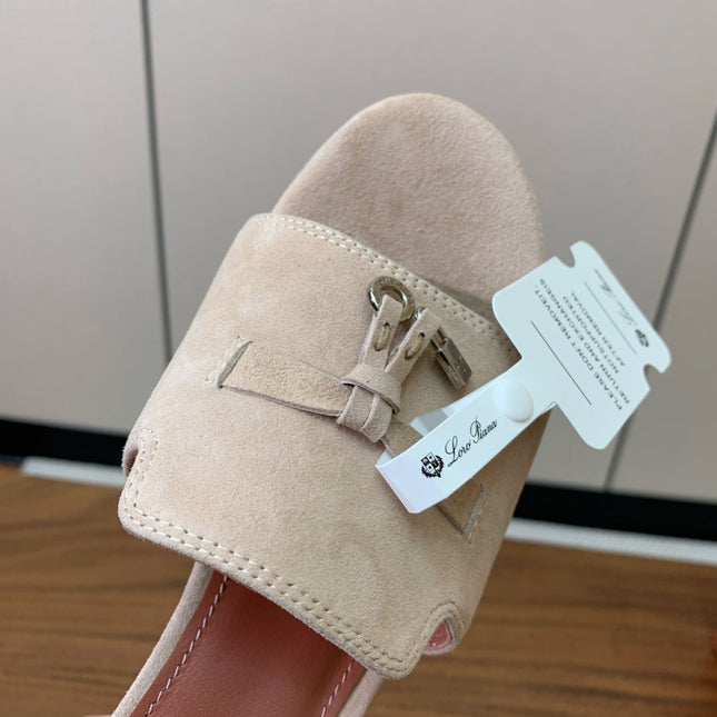 LP HIGH HEELS 25S IN LIGHT BEIGE SUEDE