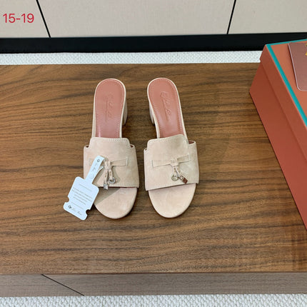 LP HIGH HEELS 25S IN LIGHT BEIGE SUEDE