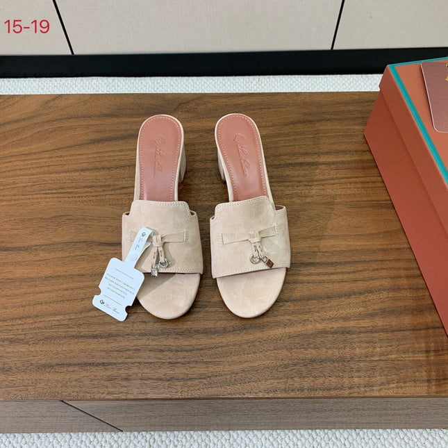 LP HIGH HEELS 25S IN LIGHT BEIGE SUEDE