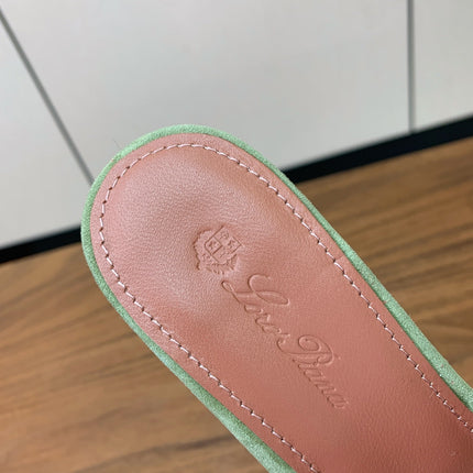 LP HIGH HEELS 25S IN SAGE GREEN SUEDE