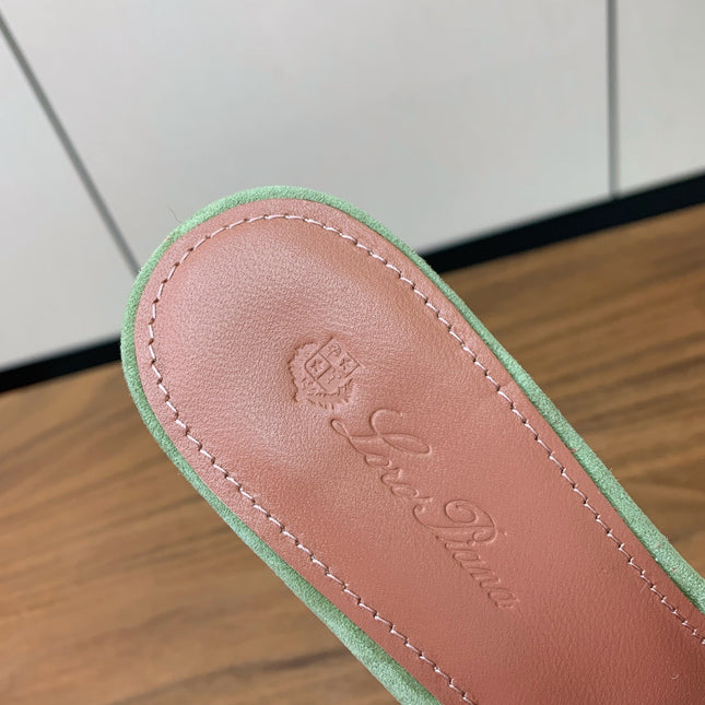 LP HIGH HEELS 25S IN SAGE GREEN SUEDE