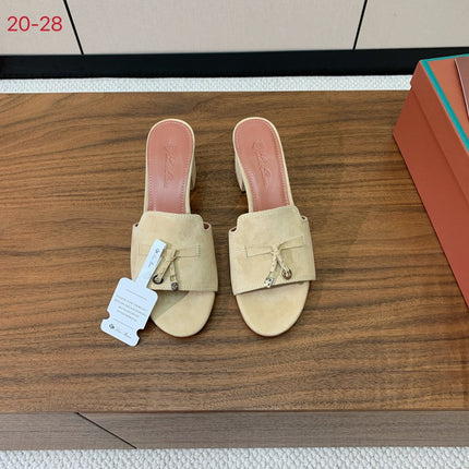 LP HIGH HEELS 25S IN CREAM KHAKI SUEDE