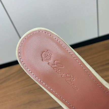 LP HIGH HEELS 25S IN CREAM KHAKI SUEDE