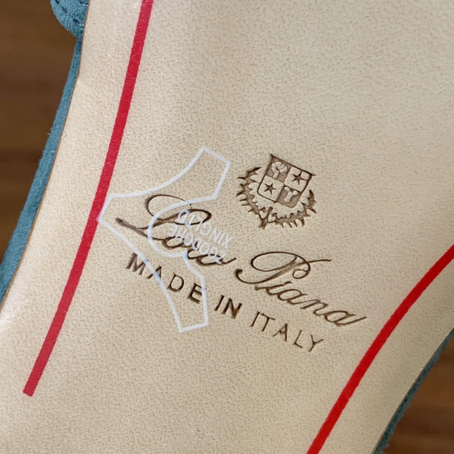 LP HIGH HEELS 25S IN SLATE GREEN SUEDE