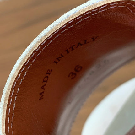 LP HIGH HEELS 25S IN STONE GRAY SUEDE