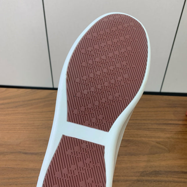 LP SNEAKERS IN AUBURN BROWN CALFSKIN WHITE SOLE