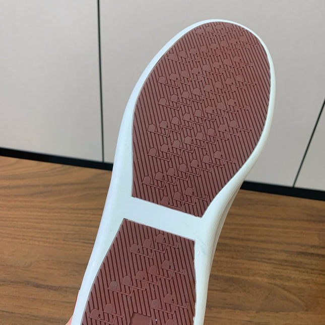 LP SNEAKERS IN STONE BROWN CALFSKIN WHITE SOLE