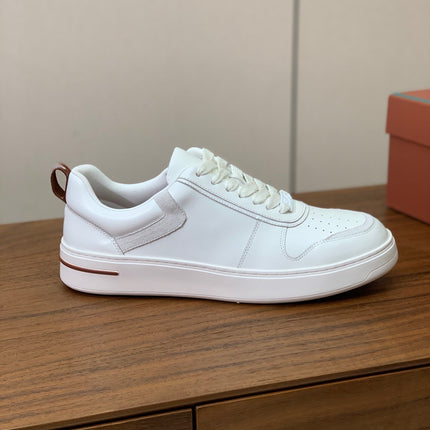 LP SNEAKERS IN WHITE CALFSKIN