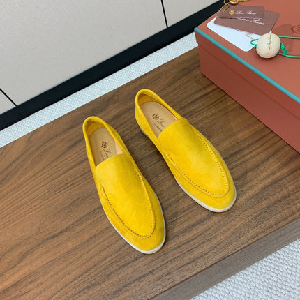 LP LOAFERS 25S IN YELLOW SUEDE