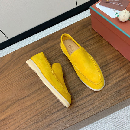 LP LOAFERS 25S IN YELLOW SUEDE