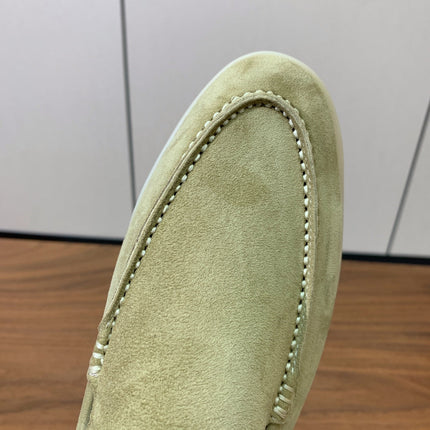 LP LOAFERS 25S IN OLIVE GRAY SUEDE
