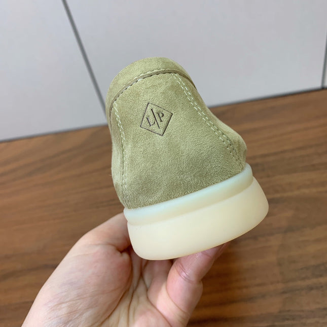 LP LOAFERS 25S IN OLIVE GRAY SUEDE