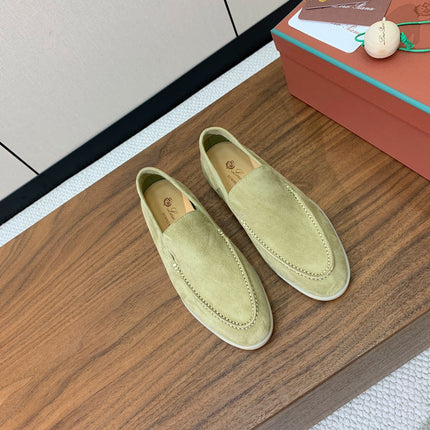 LP LOAFERS 25S IN OLIVE GRAY SUEDE