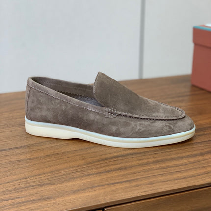 LP LOAFERS 25S IN SMOKY BROWN SUEDE