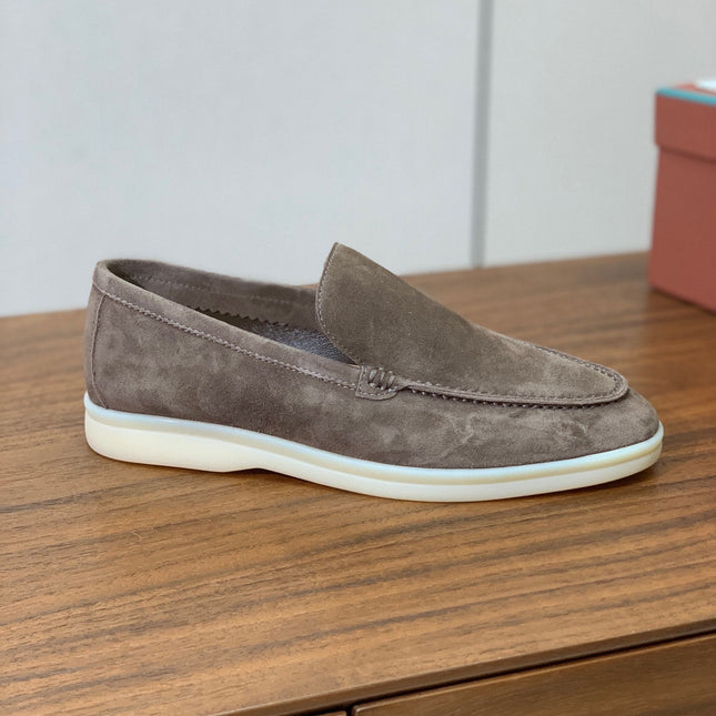 LP LOAFERS 25S IN SMOKY BROWN SUEDE