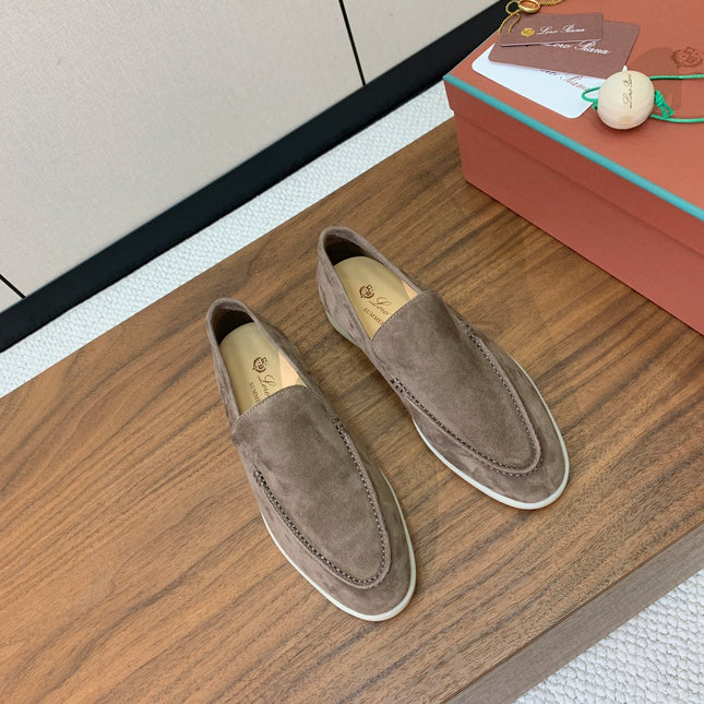 LP LOAFERS 25S IN SMOKY BROWN SUEDE