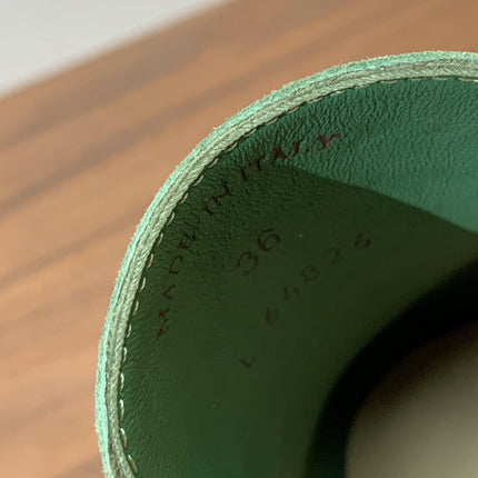 LP LOAFERS 25S IN LIGHT GREEN SUEDE