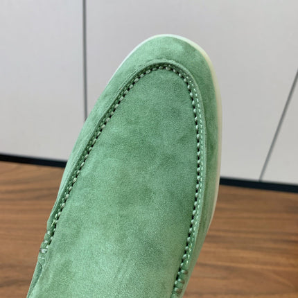 LP LOAFERS 25S IN LIGHT GREEN SUEDE
