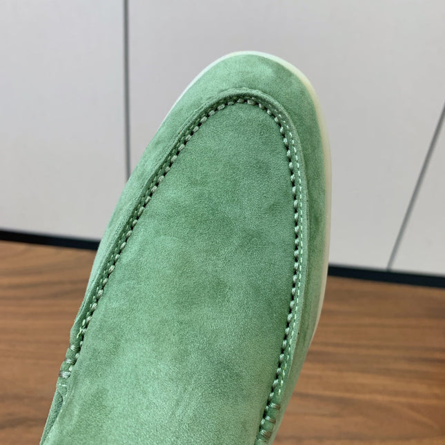 LP LOAFERS 25S IN LIGHT GREEN SUEDE