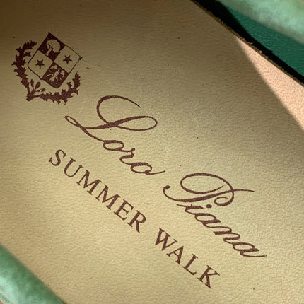 LP LOAFERS 25S IN LIGHT GREEN SUEDE