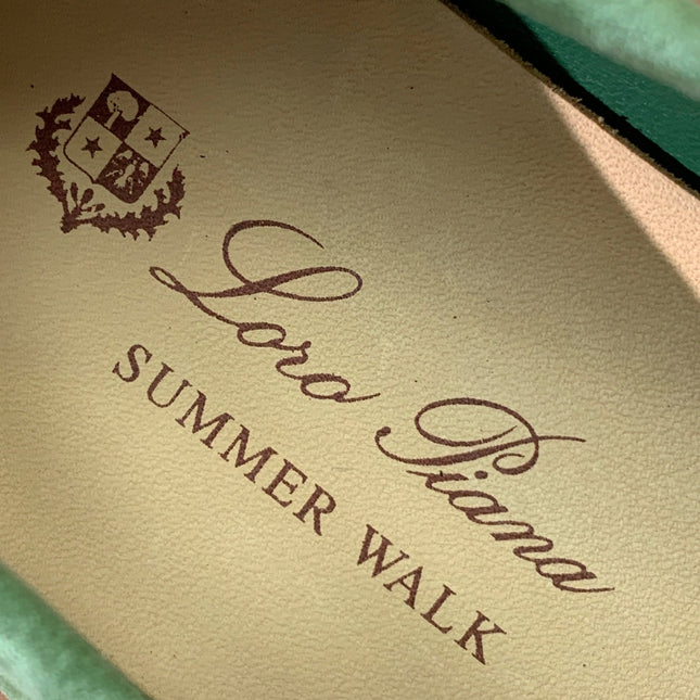 LP LOAFERS 25S IN LIGHT GREEN SUEDE