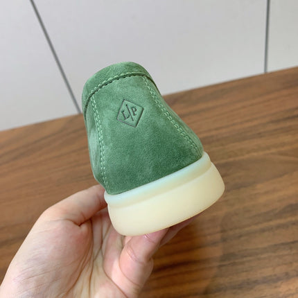 LP LOAFERS 25S IN LIGHT GREEN SUEDE