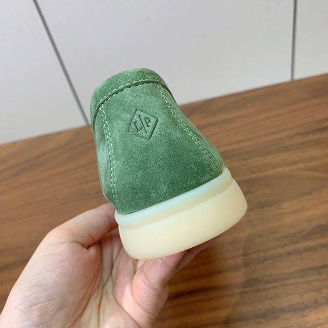 LP LOAFERS 25S IN LIGHT GREEN SUEDE