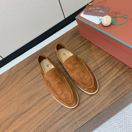 LP LOAFERS 25S IN BROWN SUEDE