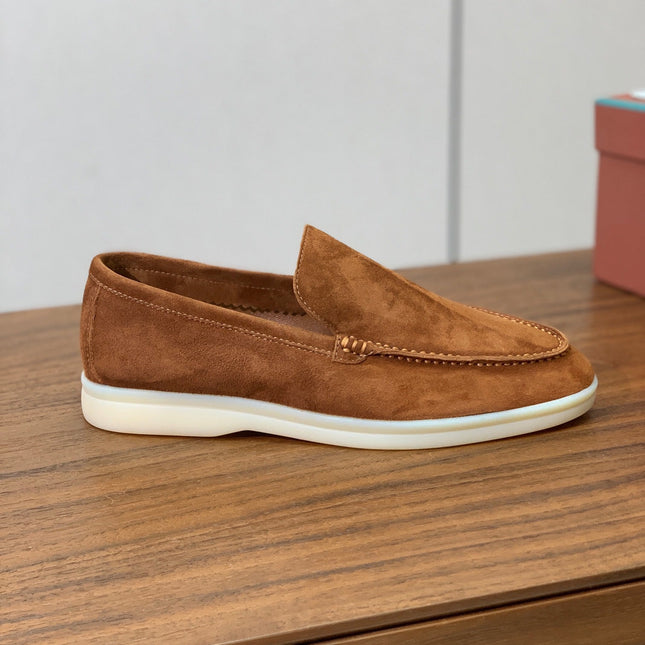 LP LOAFERS 25S IN BROWN SUEDE