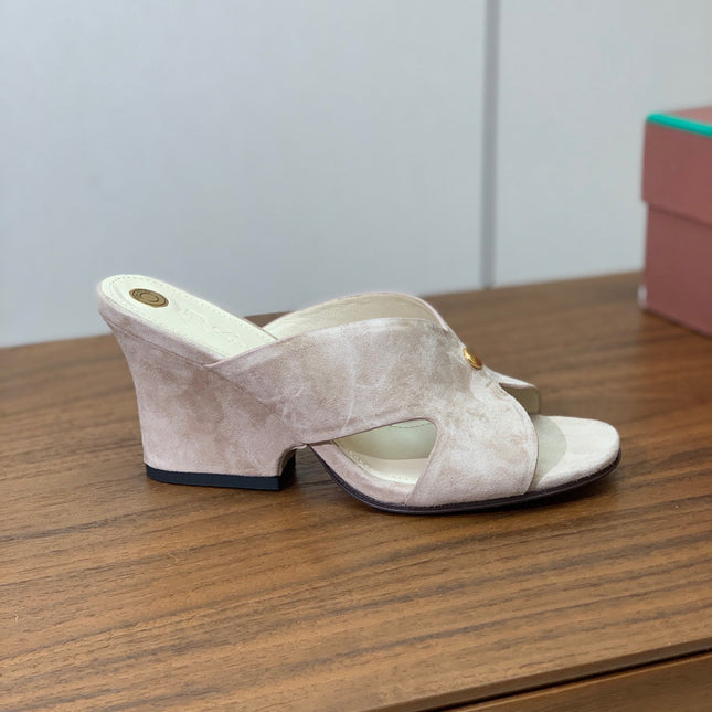 HIGH HEELS 85 MM IN LIGHT PINK SUEDE