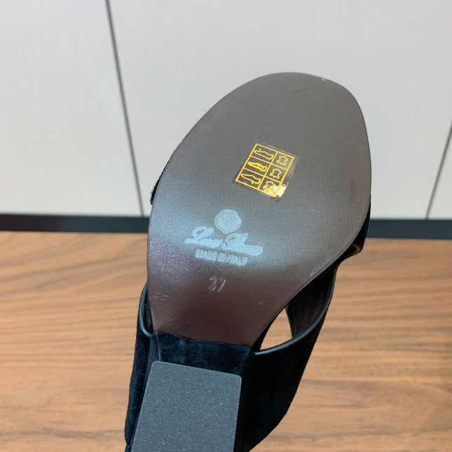 HIGH HEELS 85 MM IN BLACK SUEDE