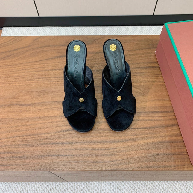 HIGH HEELS 85 MM IN BLACK SUEDE